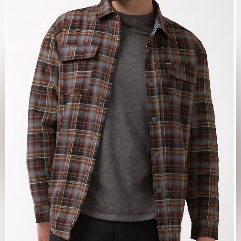Buffalo David Bitton Men's Shirt Style Shacket Jacket